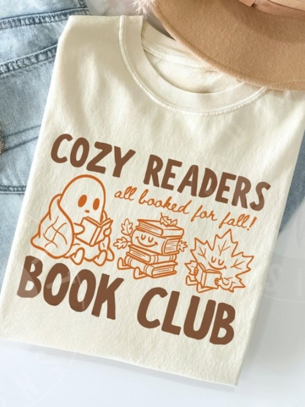 Cozy Readers Book Club' Shirt - Picture 1 of 4